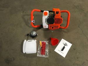 52 cc Gasoline Engine Single-Cylinder 2-Stroke Post Hole Digger with 4 in.6 in.8 in. Bits by YIYIBYUS Customer Returns See Pictures
