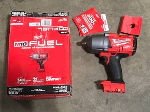 M18 FUEL 18V Lithium-Ion Brushless Cordless 12 in. Impact Wrench with Friction Ring (Tool-Only) by Milwaukee   Customer Returns See Pictures