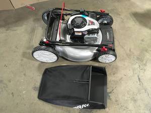 21 in. 140 cc Briggs and Stratton Walk Behind Gas Push Lawn Mower with Height Adjustment and with Mulch Bag by Murray   Customer Returns See Pictures