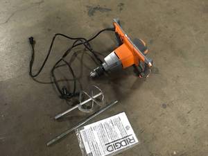 Single-Paddle Mixer by RIDGID  Customer Returns See Pictures