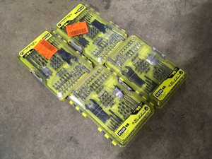 4 Lots of 48-Piece Project Set by RYOBI Customer Returns See Pictures