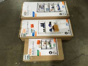 Lots of Garage Storage Shelving Various Models and Conditions Customer Returns See Pictures
