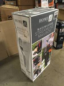 Mail Master Streamline Black OverPost Mounted Plastic Mailbox by Step2 Customer Returns See Pictures