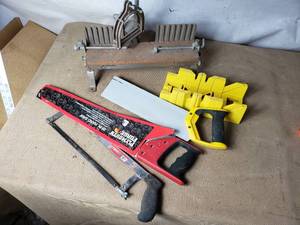 Hand Saw, Hack Saw, Miter Saw