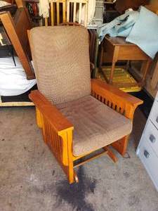 Large Glider Rocker Chair