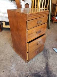 Small Wood Side Dresser