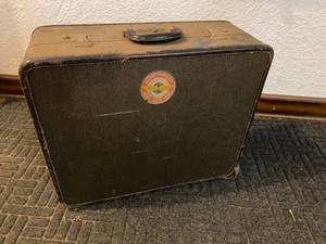 lot 42 image: Vintage Northwest Airlines Suitcase