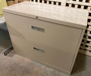 lot 12 image: Long File Cabinet