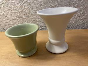 Restoration Hardware Cup, Floral Vase