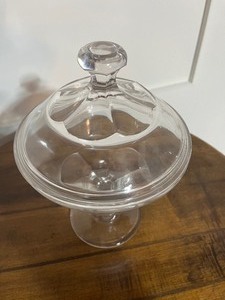 lot 48 image: Glass Candy Container