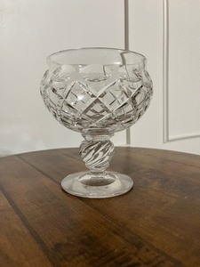 lot 57 image: Waterford Crystal Cut Dish on Pedestal