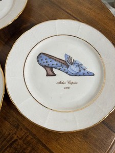 lot 77 image: Set of 3 Limoges Shoe Collector Plates