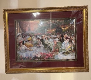 lot 21 image: Large Victorian Scene Painting