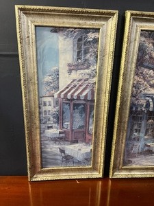 lot 27 image: Pair of Cafe Prints