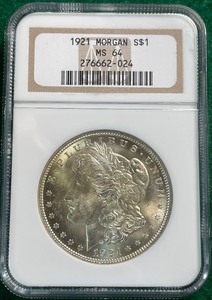 1921 Morgan Sliver Dollar MS 64