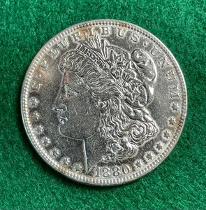 1880 O Morgan Sliver Dollar