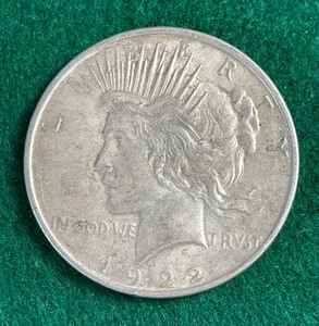 1922 D Peace Dollar