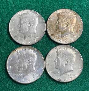 Sliver Kennedy Half Dollars