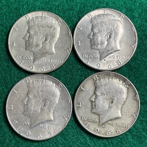 Sliver Kennedy Half Dollars