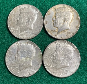 Sliver Kennedy Half Dollars
