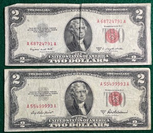 $2.00 Red Seal Notes