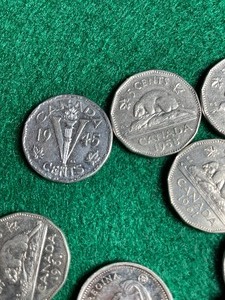 Canadian Quarters, Dimes, Nickels & Copper Cents