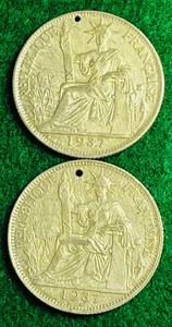 French Indochina Sliver Coins