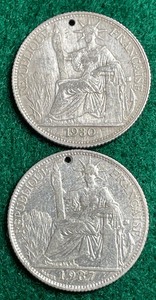 French Indochina Sliver Coins