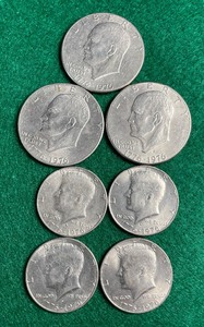 Bicentennial Dollars & Half Dollars