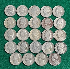 Assorted Jefferson Nickels 40s 50s 60,s