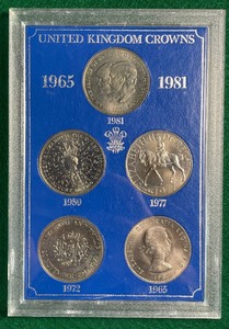 United Kingdom Crowns Coins
