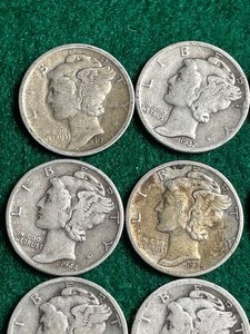 Group of Sliver Mercury Dines