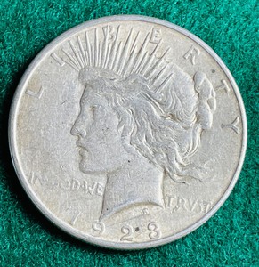 1923 S Peace Dollar