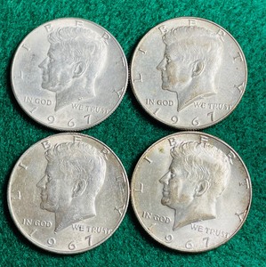 Sliver Kennedy Half Dollars