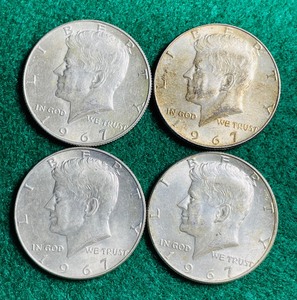 Sliver Kennedy Half Dollars