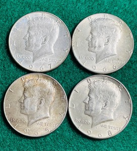 Sliver Kennedy Half Dollars
