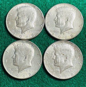 Sliver Kennedy Half Dollars