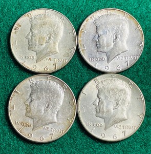 Sliver Kennedy Half Dollars