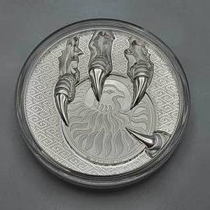 10 Oz Silver Majestic Eagle Round Ultra High Relief $800 Retail