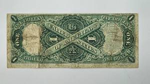 1917 Series $1 One Dollar Red Seal Sawhorse Reverse Large Size Currency Note Bill