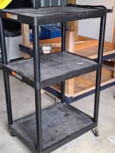 lot 171 image: Apollo 3-tier Plastic Utility Cart