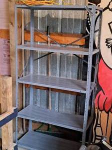 lot 181 image: 73 5-tier Metal Shelving Unit