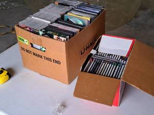 lot 206 image: Lot of (2 Boxes) Music CDs