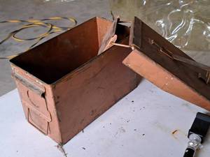 lot 185 image: Metal Ammo Can