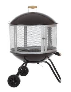 Brand New Fire Sense Bessemer Rolling Patio Fireplace ((Original MSRP $219.99))
