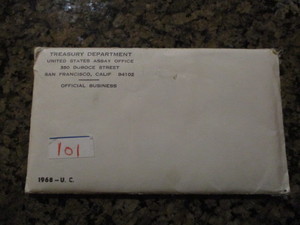 1968 US Mint Sets (Philadelphia and Denver) wOGP Envelope