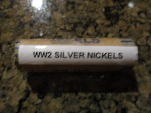 Full Roll (40) Jefferson Silver War Nickels - Multiple dates present