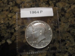 1964-P Kennedy 90% Silver Half Dollar
