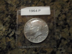 1964-P Kennedy 90% Silver Half Dollar