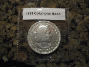 1893 US Mint Columbian Expo Silver Half Dollar